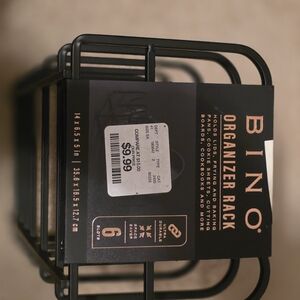 BINO Black Organizer Rack